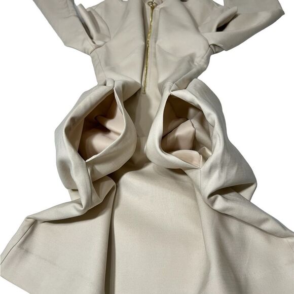 Trina Turk Tan Verse Mini Dress Size Small - Picture 7 of 11